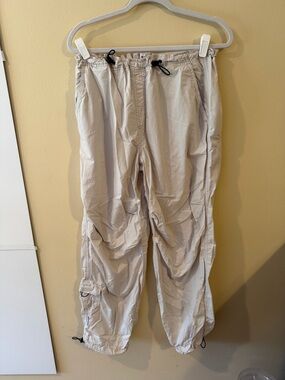 Garage Women's Light Beige Track Joggers with Drawcord